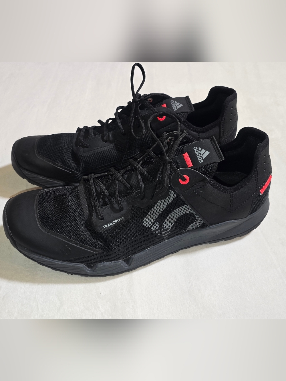 Five Ten Adidas Trailcross LT MTB Shoes Men’s 12 Black Red EE8889 Stealth